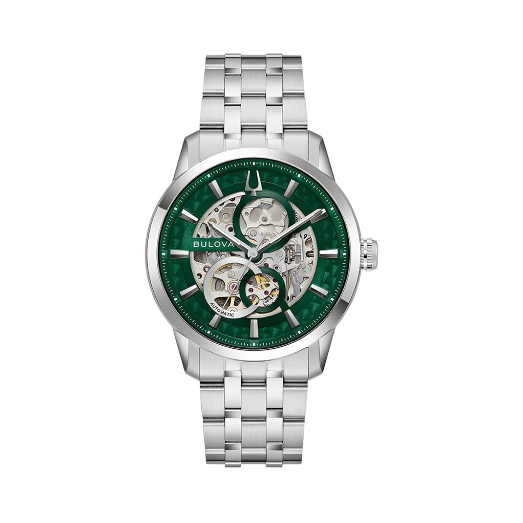 [Chính Hãng 100%] ĐỒNG HỒ NAM BULOVA SUTTON AUTOMATIC 96A329. Máy Automatic, Kính Sapphire. Siz 40MM