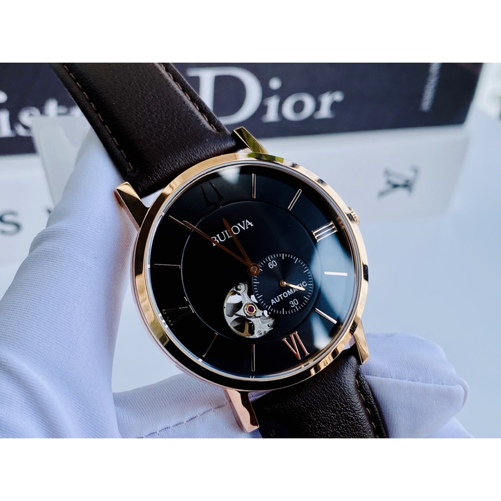 [Chính Hãng 100%] ĐỒNG HỒ BULOVA AUTOMATIC 97A155 42MM NAM. Máy Automatic, Kính Sapphire. Siz 42MM F