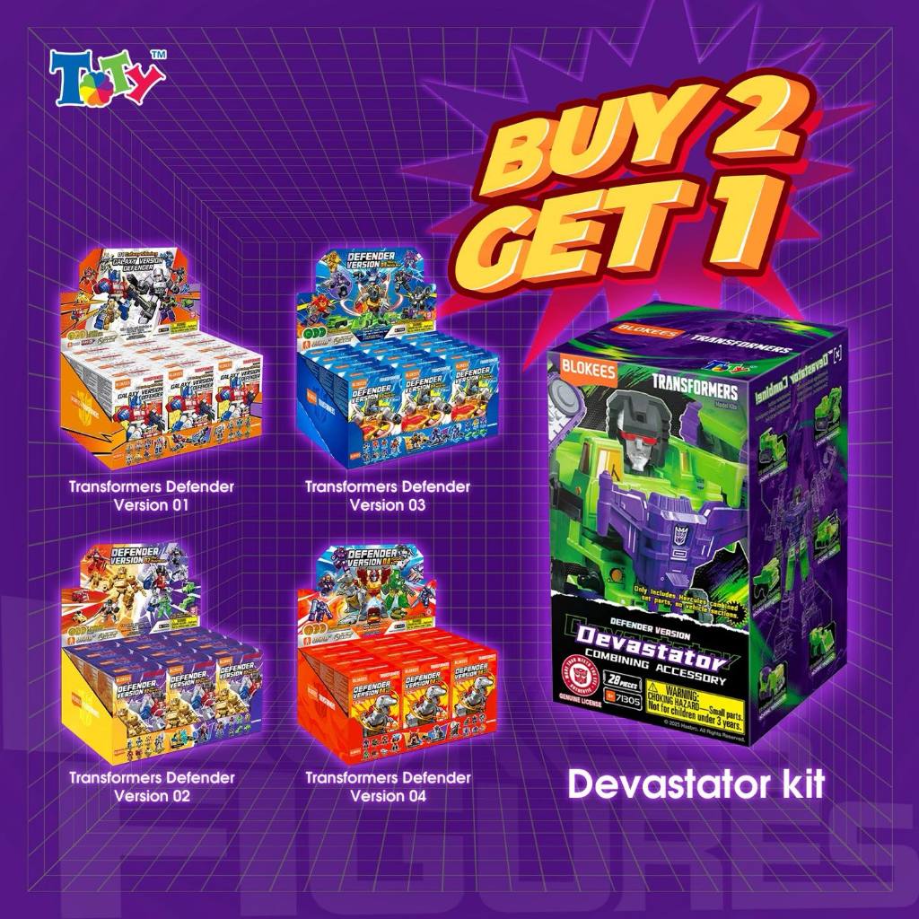 (MUA 2 SET TẶNG 1 DEVASTATOR) (FULLSET 12 BOX KO TRÙNG) Mô hình Transformers DV01 DV02 DV03 DV04 DV0