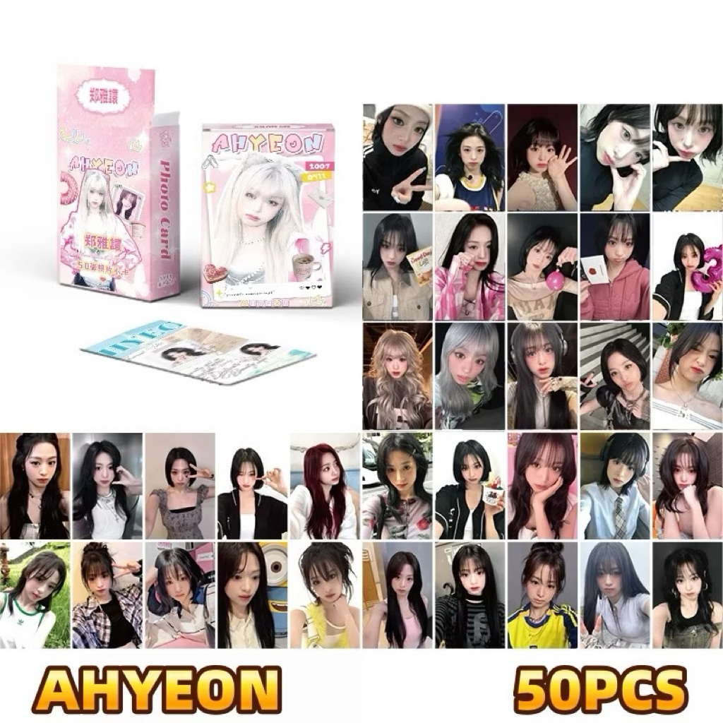Set 50 photo card unoff Hologram BABYMONSTER- Ahyeon 2026