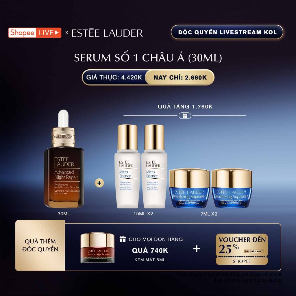 [Ưu Đãi Livestream] Tinh chất (Serum) phục hồi chống lão hóa Estee Lauder Advanced Night Repair Mult