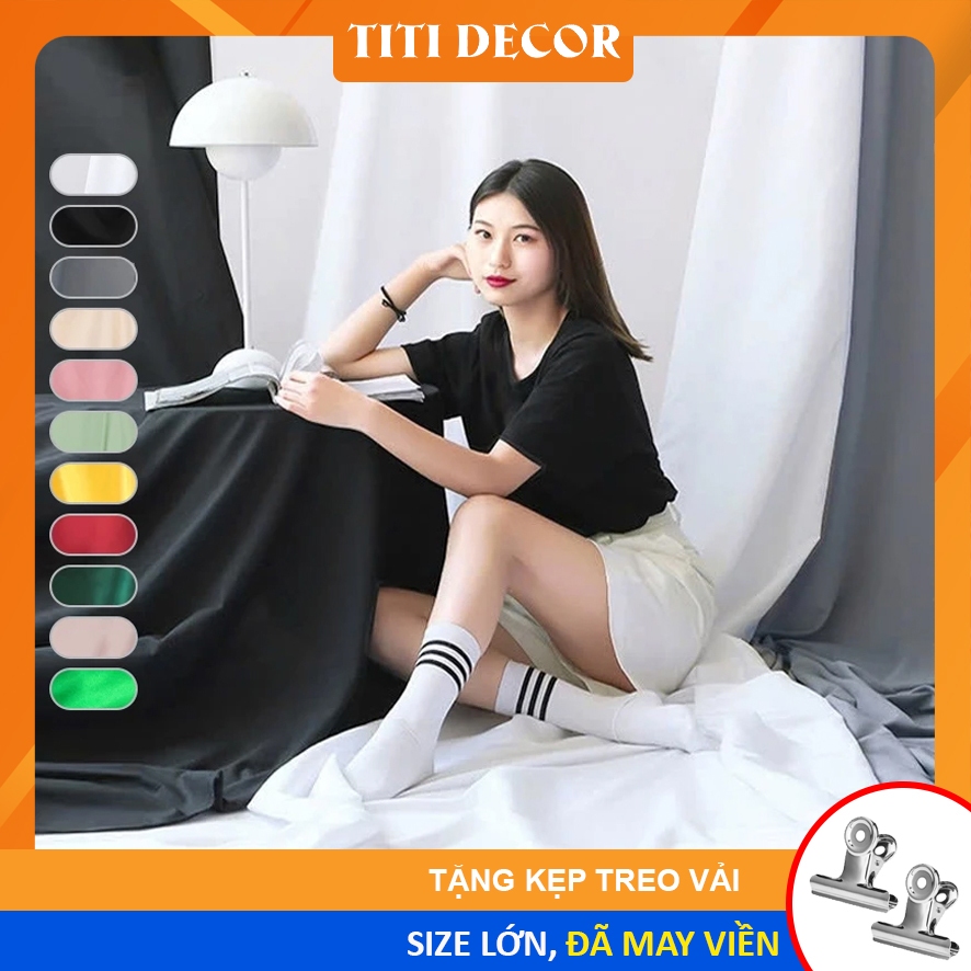 Vải Trơn Phông Nền Chụp Ảnh, Vải Trắng Background Livestream,Chuyên Dùng Background Chụp Ảnh Sản Phẩm