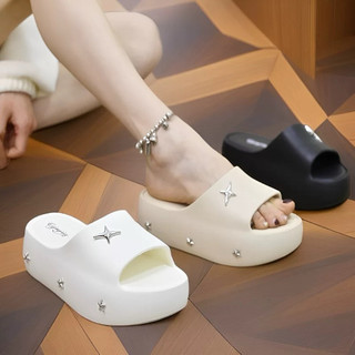 Dép Quai Ngang Đế Bánh Mỳ Nữ 6cm Chất Eva Nhẹ Nhàng Năng Động