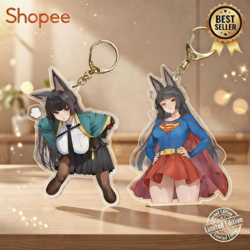 Zenless Zone Zero ZZZ Móc Khóa Miyabi Cute 5-6cm