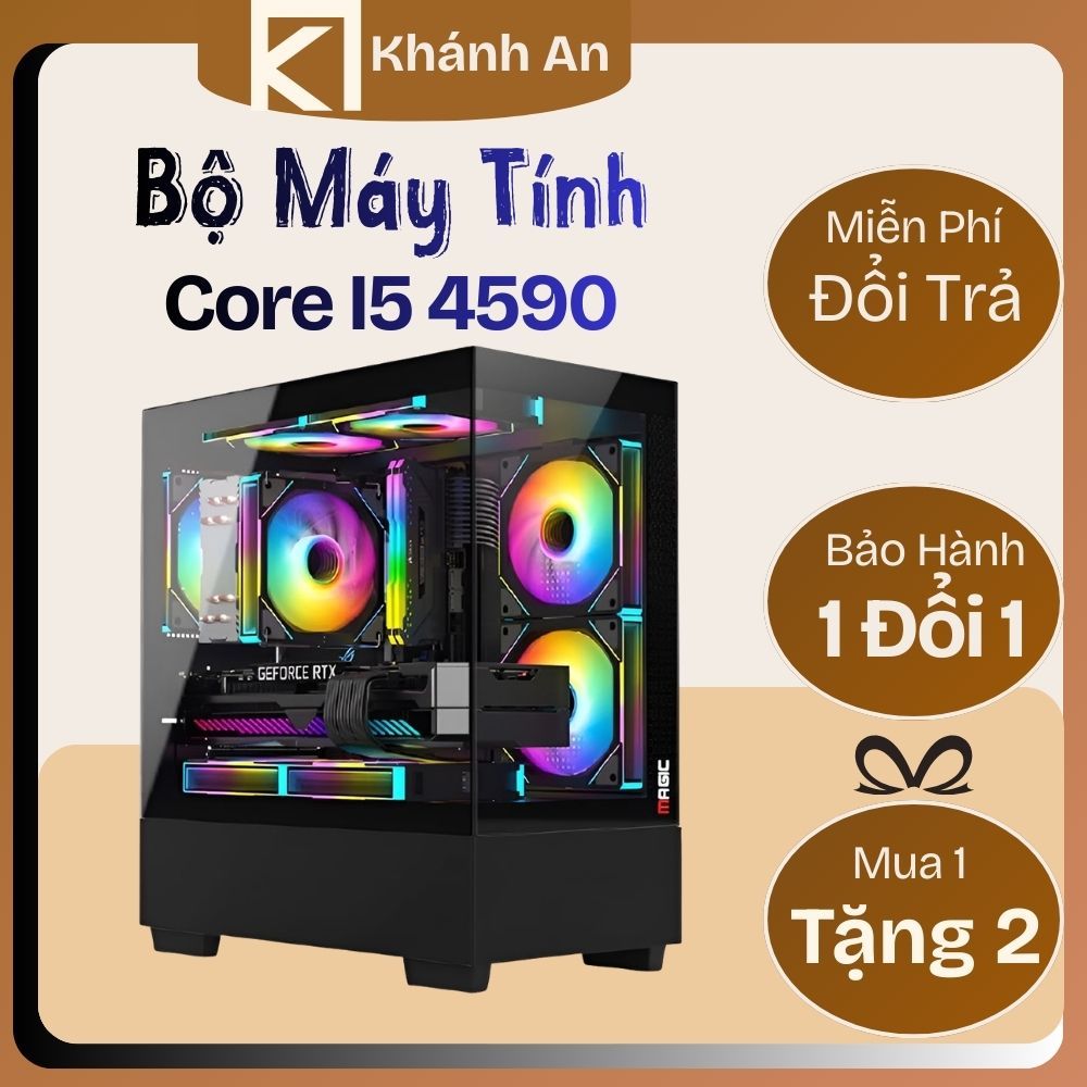 Bộ Máy Tính Để Bàn i5 4590 | Ram 8GB Dr3 | SSD 120GB | Main H81 VGA tự CHọn