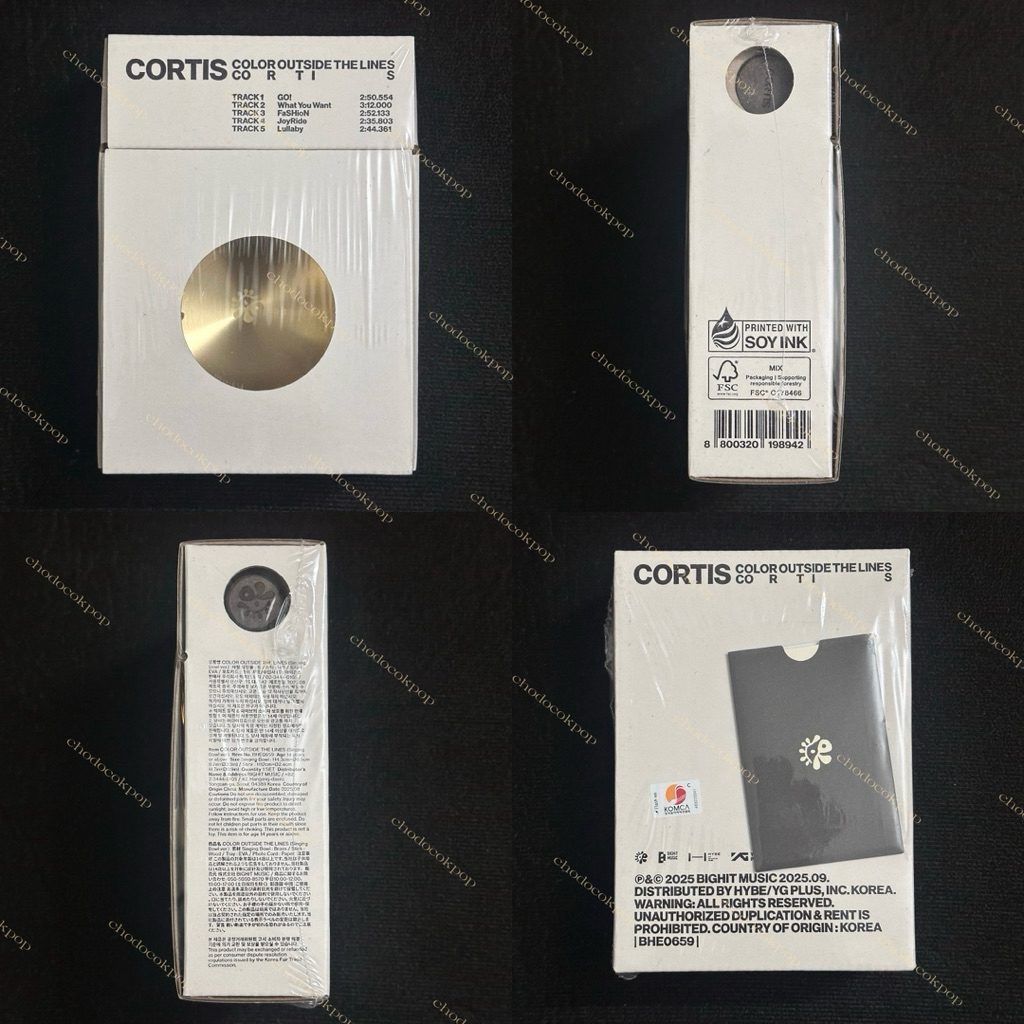 [Có Sẵn] Cortis Singing Bowl, Vinyl, Ball (Off Nguyên Seal)