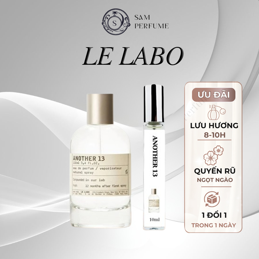 Nước Hoa Unisex 𝐋𝐞 𝐋𝐚𝐛𝐨 𝐀𝐧𝐨𝐭𝐡𝐞𝐫 𝟏𝟑 Chiết 10ml
