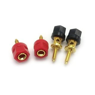Combo 4 Jack Đấu Loa Ngắn ( 2 Đỏ 2 Đen )