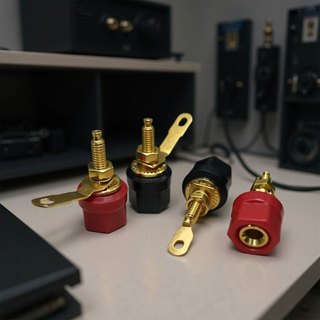 Combo 4 Jack Đấu Loa Ngắn ( 2 Đỏ 2 Đen )