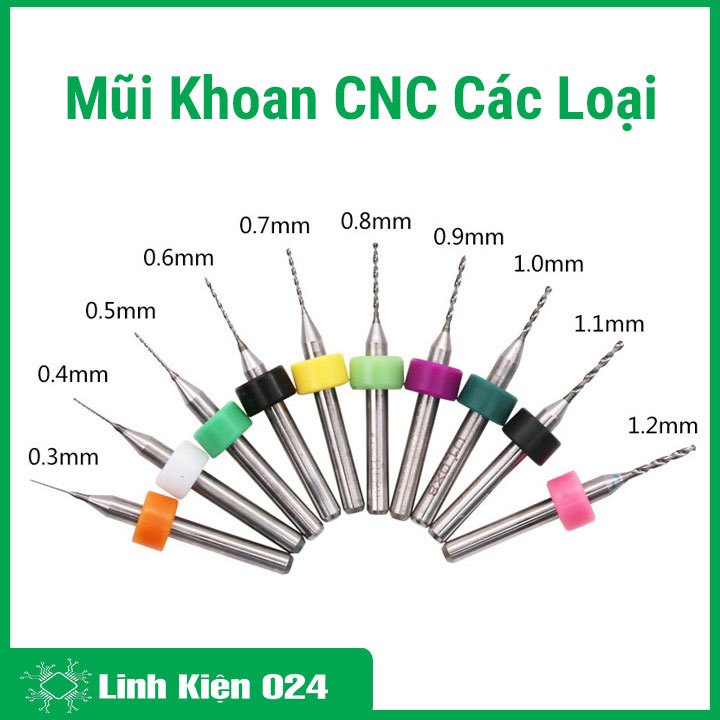 Mũi Khoan CNC Các Loại - 1 Chiếc