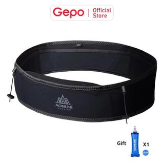 Đai đeo bụng chạy bộ tặng kèm bình nước mềm 250ml aonijie w938s