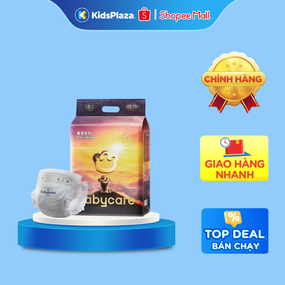 [BỈM CAO CẤP] Bỉm Tã  Babycare Rising Star đầy đủ size cho bé - Siêu mềm, thoáng khí