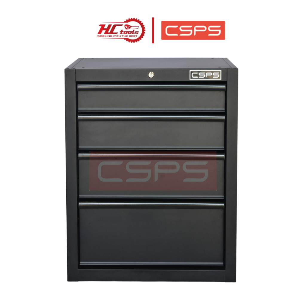 Tủ dụng cụ CSPS 61cm 4 hộc kéo VNTC06104BB1 (Màu Đen) - HCTools VN