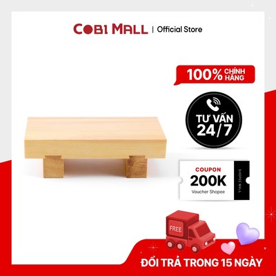 Khay sushi gỗ 45x9x3cm - Cobi home