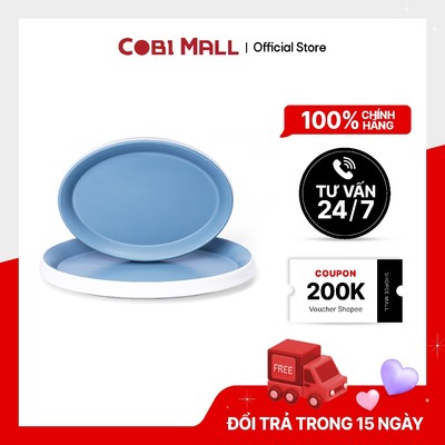 Đĩa Sứ Yangge Viền Trắng Nhựa Melamine Nhiều Kích Thước, Chịu Nhiệt – Cobi Home