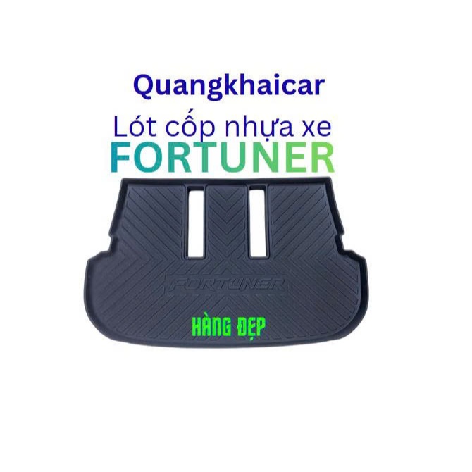Lót cốp nhựa Toyota Fortuner 2006–2026 | Ôm khít từng form – Chống nước 100%