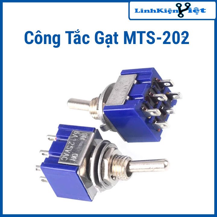 CÔNG TẮC GẠT MTS 202 2A/250V 6A/125V