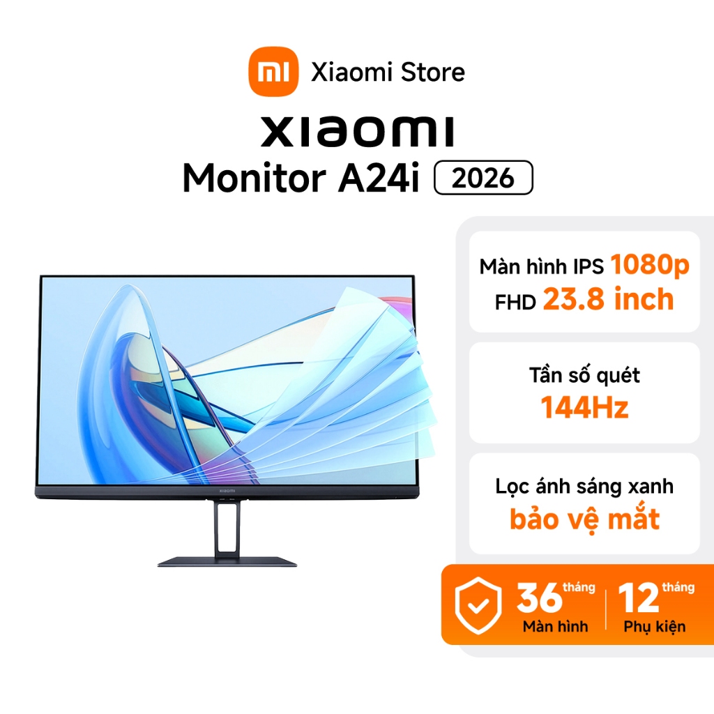 Xiaomi Màn hình Gaming Monitor A24i | Bảo vệ mắt | FHD 23.8 inch - BH 3 năm chính hãng