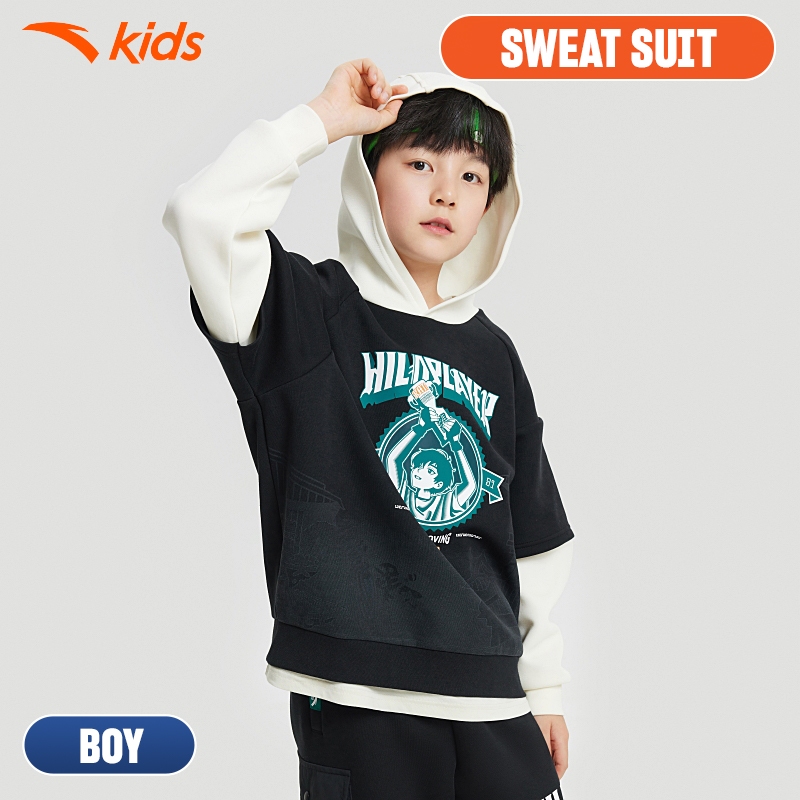 Anta Kids Áo Hoodie Thời Trang Bé Trai Wildplayer-2P 3524C8704