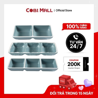 Chén Nhựa Melamine Yangge 2 Ngăn/3 Ngăn Cao Cấp, Chịu Nhiệt, Đa Năng – Cobi Home