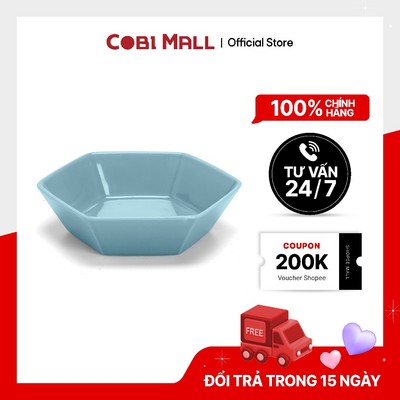 Đĩa Sứ Lục Giác Zen Hankook Cao Cấp Porcelain 17cm Chịu Nhiệt, Phong Cách Hàn Quốc – Cobi Home