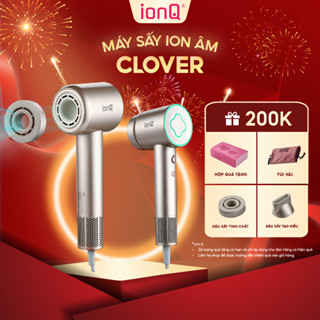 Máy sấy tóc ion âm ionQ Clover công suất 1600W nhanh khô chăm sóc và bảo vệ tóc chuẩn Salon
