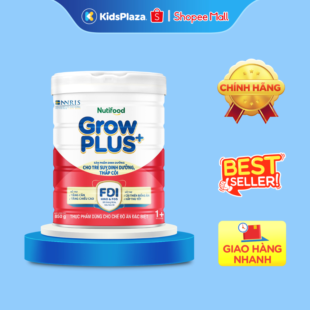 Sữa Grow Plus đỏ 900g cho bé trên 1 tuổi