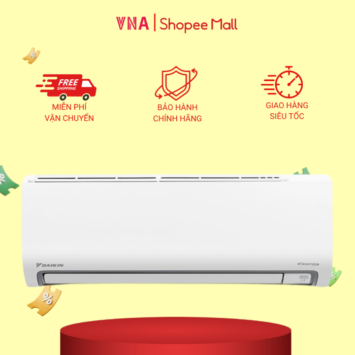 Điều hòa Daikin Inverter 20500 BTU FTKB60ZVMV - Chính hãng bảo hành 12 tháng