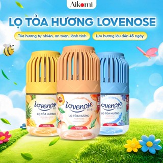 Lọ tỏa hương Lovenose hương thơm tự nhiên dễ chịu sáp thơm phòng khử mùi thế hệ mới 45 ngày - 180ml