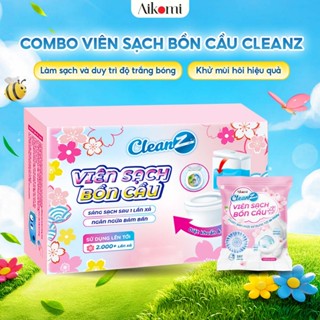 Combo Viên sạch bồn cầu CleanZ chai thả bồn cầu sạch khuẩn tẩy sạch mảng bám, khử mùi, diệt vi khuẩn toilet