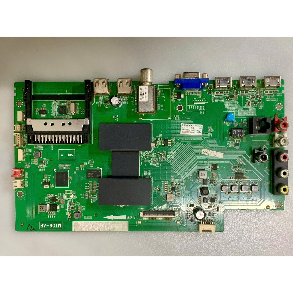 Bo main boar mạch linh kiện tivi tv Tcl L55H8800 55H8800 nguồn, xử lý chung chính chủ khiển