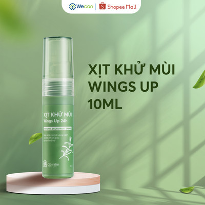 [QUÀ TẶNG KHÔNG BÁN] Xịt Khử Mùi Mini - 10ML Wings Up - Khử Mùi Hôi Nách Hôi Chân, Mùi Cơ Thể