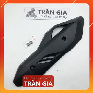 Ốp pô AB 2026 nhựa đen thay cho ốp pô zin, dùng che pô ốp ống xả chống nóng cho Air Blade 2026 airblade