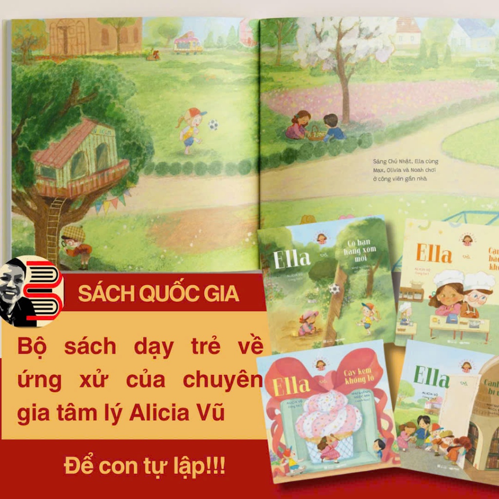 Sách –[SÁCH QUỐC GIA](Tặng túi tote, trọn bộ 4 tập) Wonderella - Alicia Vũ - Như Quỳnh,Ngọc Mai minh