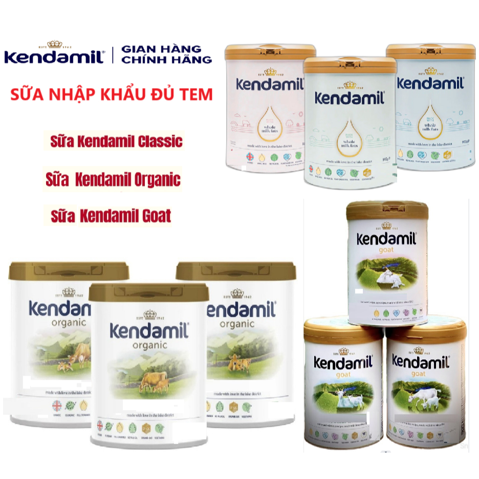 Kendamil dê số 1-2-3 (1 thùng)
