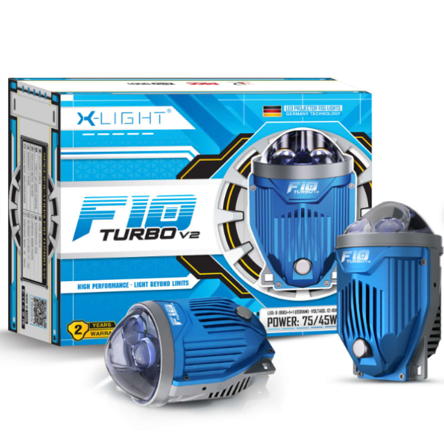 Đèn bi gầm X-Light F10 Turbo V2 / giả lập laser