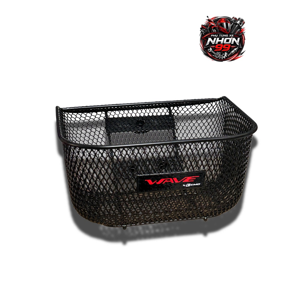 Rổ Lưới Kiểu Thái Gắn Wave Nhỏ (1999–2004)/ Wave Lớn 2008-2016/Wave 110 2017-2025 – (Tặng Ốc Rổ)