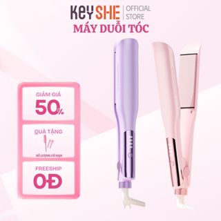 Máy duỗi tóc thẳng KEYSHE - tạo mái tóc suôn mượt nhờ công nghệ gốm sứ ceramic chính hãng