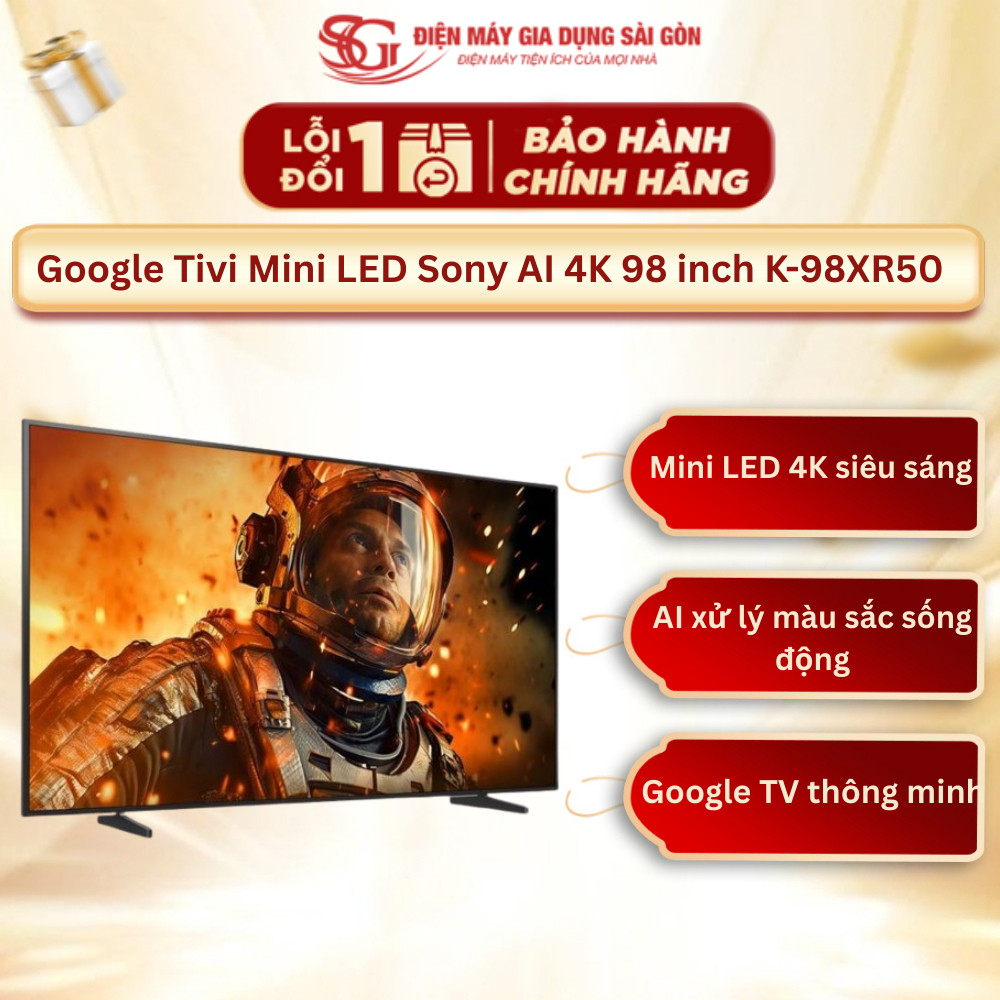 Google Tivi Mini LED Sony AI 4K  K-55XR50