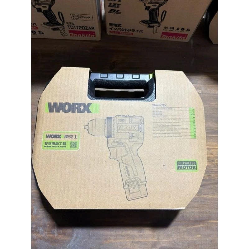 Bộ Máy khoan dùng pin không chổi than hiệu Worx WU135 (1 máy, 2pin, 1 sạc)