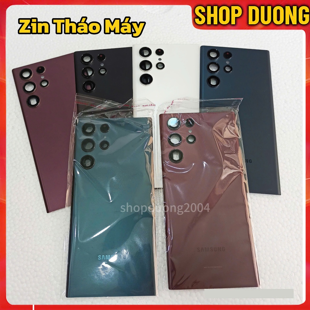 Nắp Lưng Samsung S22 Ultra Zin Cũ Bóc Máy Chuẩn Hãng