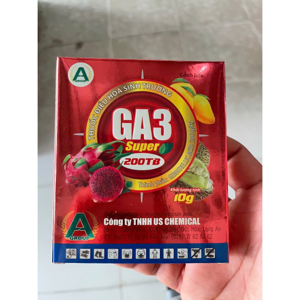 GA3 200TB- Viên Sủi Bọt. KÉO ĐỌT KÉO VỌT BÔNG PHÌ TRÁI LỚN TRÁI