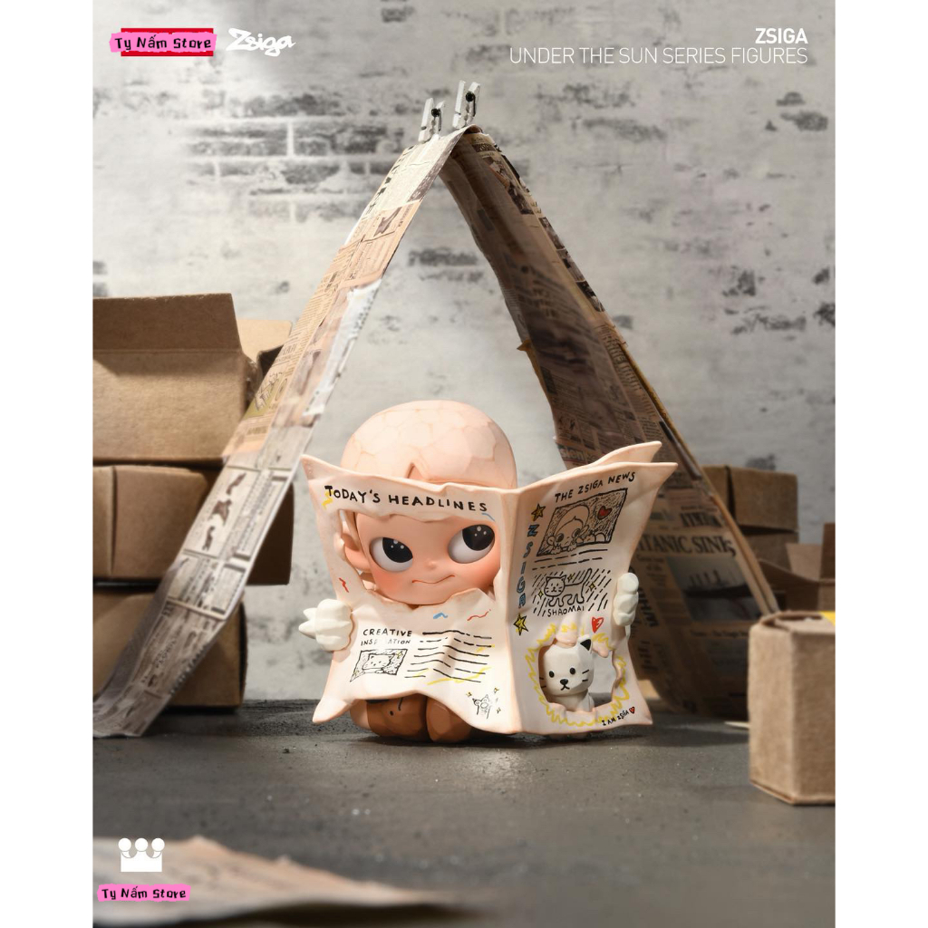 [Chính Hãng-ORDER] -POPMART ZSIGA UNDER THE SUN Series (Trọn Bộ hộp Mù)