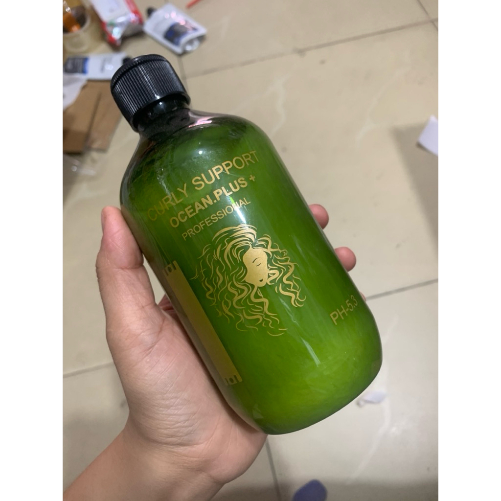 Kích xoăn OCEAN.PLUS 500ml chai xanh lá