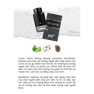 [BLANC] Nước hoa nam Montblanc Explorer EDP