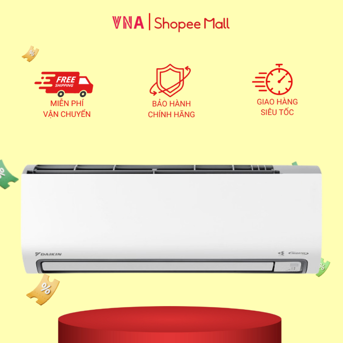 Điều hòa Daikin Inverter 9200 BTU FTKF25ZVMV - Chính hãng bảo hành 12 tháng