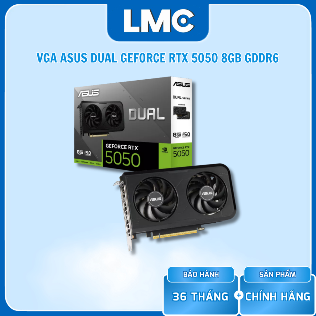 VGA ASUS Dual GeForce RTX 5050 8GB GDDR6