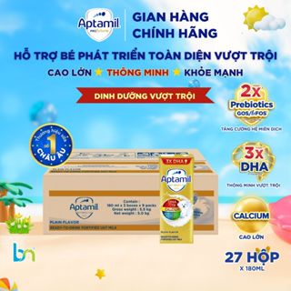 THÙNG SỮA DINH DƯỠNG PHA SẴN APTAMIL KID, APTAMIL SUPER GOLD 110ML, 180ML CÔNG THỨC ĐỘT PHÁ MỚI TỪ NUTRICIA