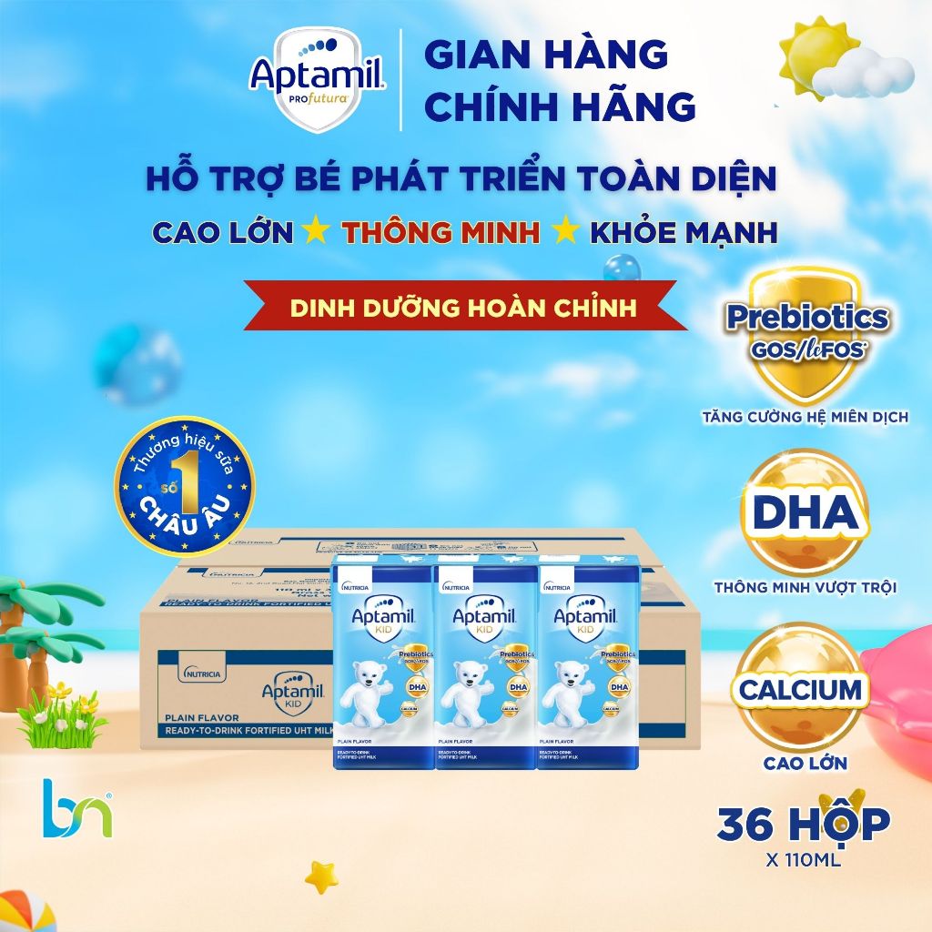 THÙNG SỮA DINH DƯỠNG PHA SẴN APTAMIL KID 110ML