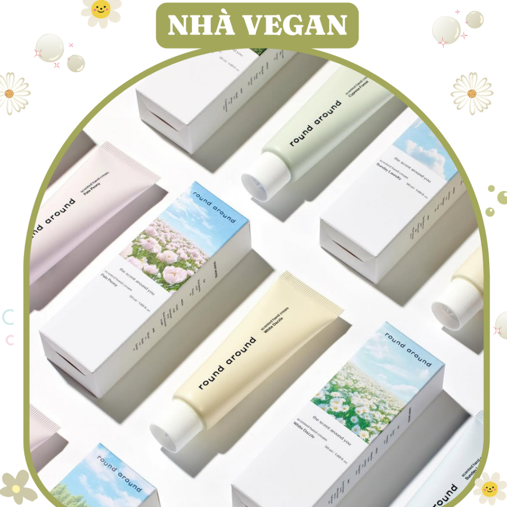 KEM DƯỠNG DA TAY HÀN QUỐC ROUND AROUND SCENTED HAND CREAM 50ML